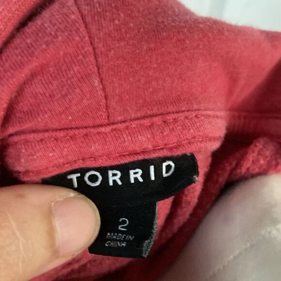 Torrid Red Sweatshirt Sz 2X - Picture 3 of 3